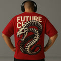Skeletan Snake Oversized T-shirt | Purte Cotton Oversized