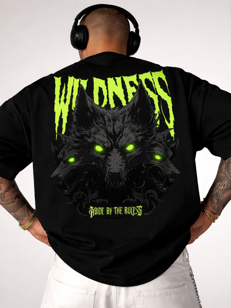 Wolf Oversized T-Shirt | Pure 100% Cotton