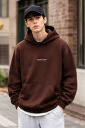 No Days Off Hoodies Design | Brown Color Hoodies with Bold Text Style |Pure Cotton Hoodies |