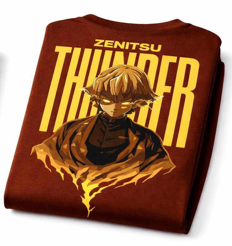 Zenitsu Agatsuma T-Shirt | Oversized T-Shirt | Pure 100% Cotton